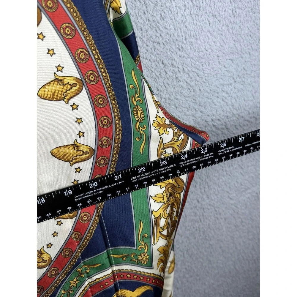 Gucci 100% Silk 'Mermaid' Blouson Jacket - Green/Ivory - SIZE 46 - RETAIL: $2800